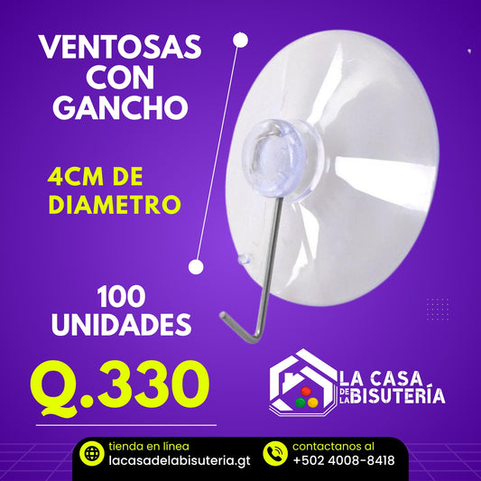 Ventosas con gancho