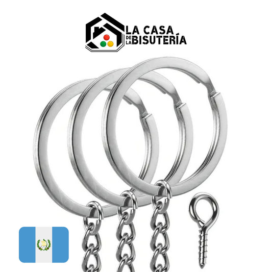 Argollas de llavero con armella