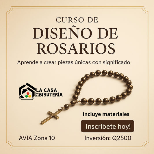 Diseño de Rosarios Artesanales con Tecnica de  Macramé
