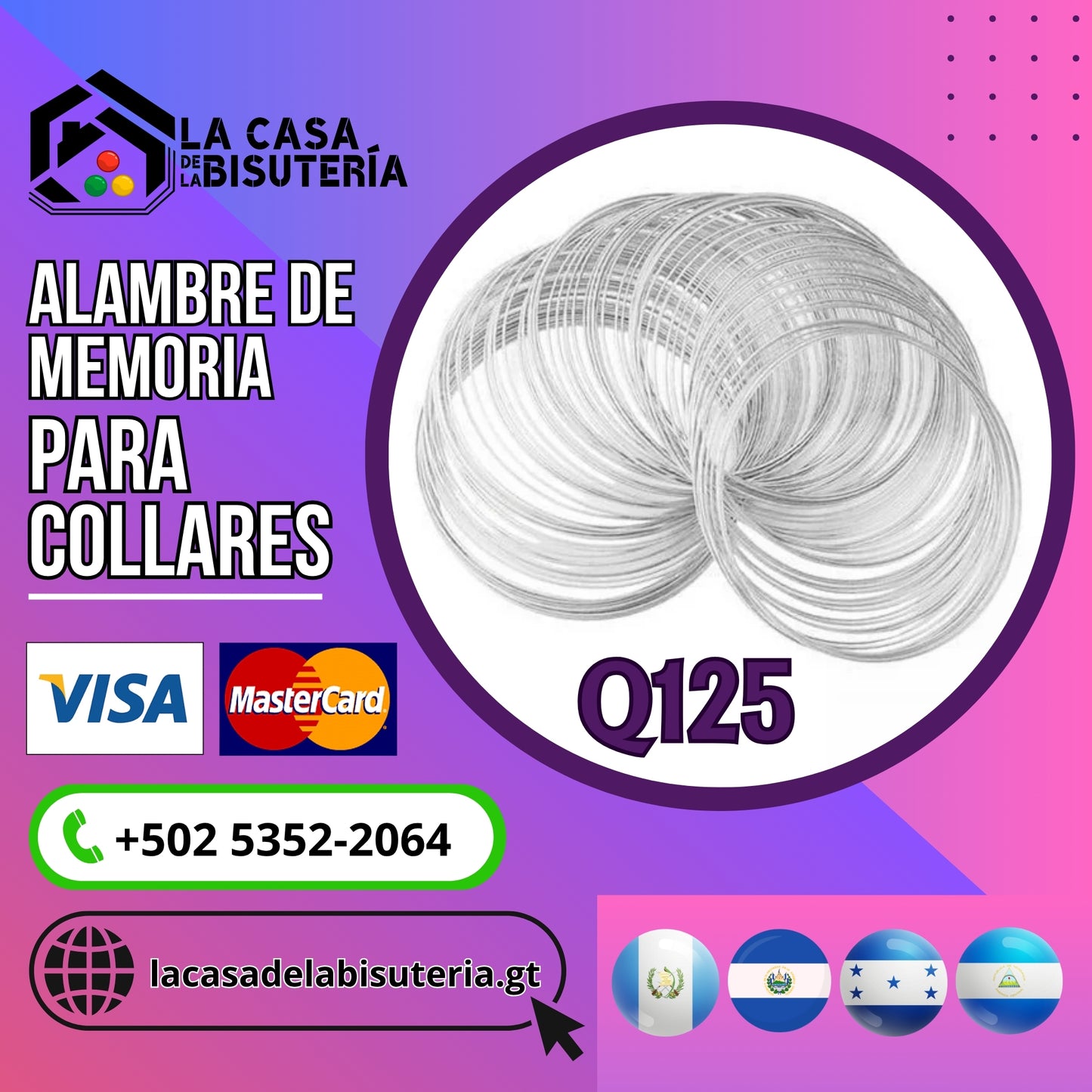 Alambre de memoria para collares