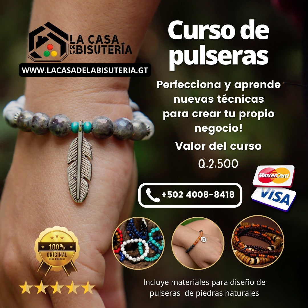 Diseño de Pulseras con Piedras Naturales